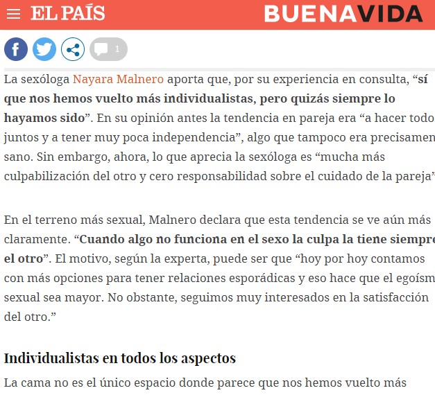 saber vivir en pareja el país