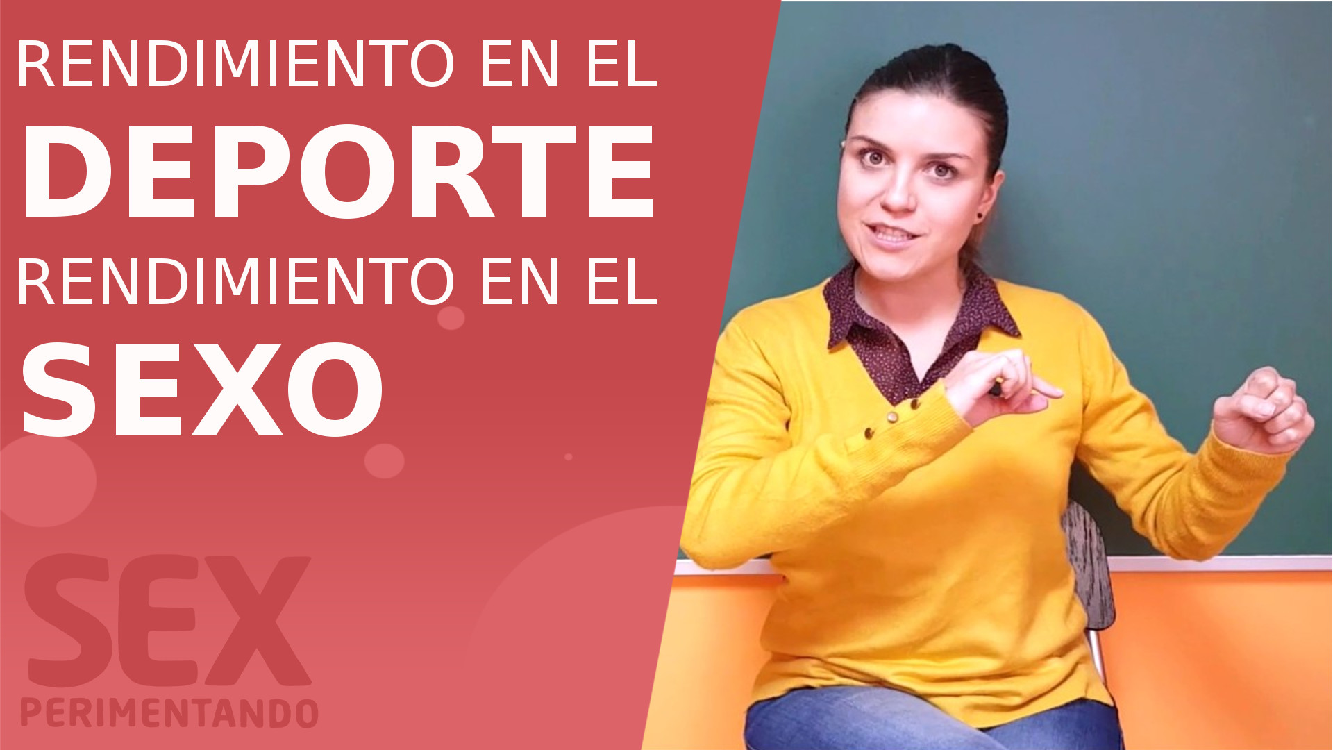 DEPORTE y sexo rendimiento