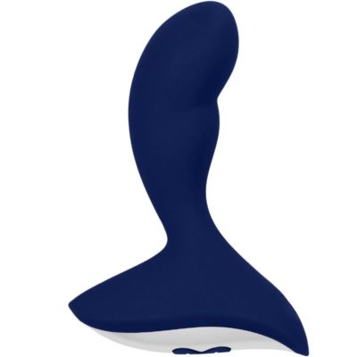plug anal geron con vibracion color azul