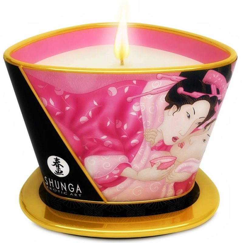 vela de masaje shunga 170 rosas afrodisiacas